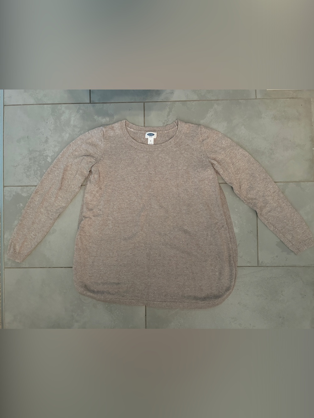 Old Navy Maternity Crewneck Sweater in Heather Taupe